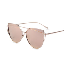 Flat Lens Cat Eye Sunglasses